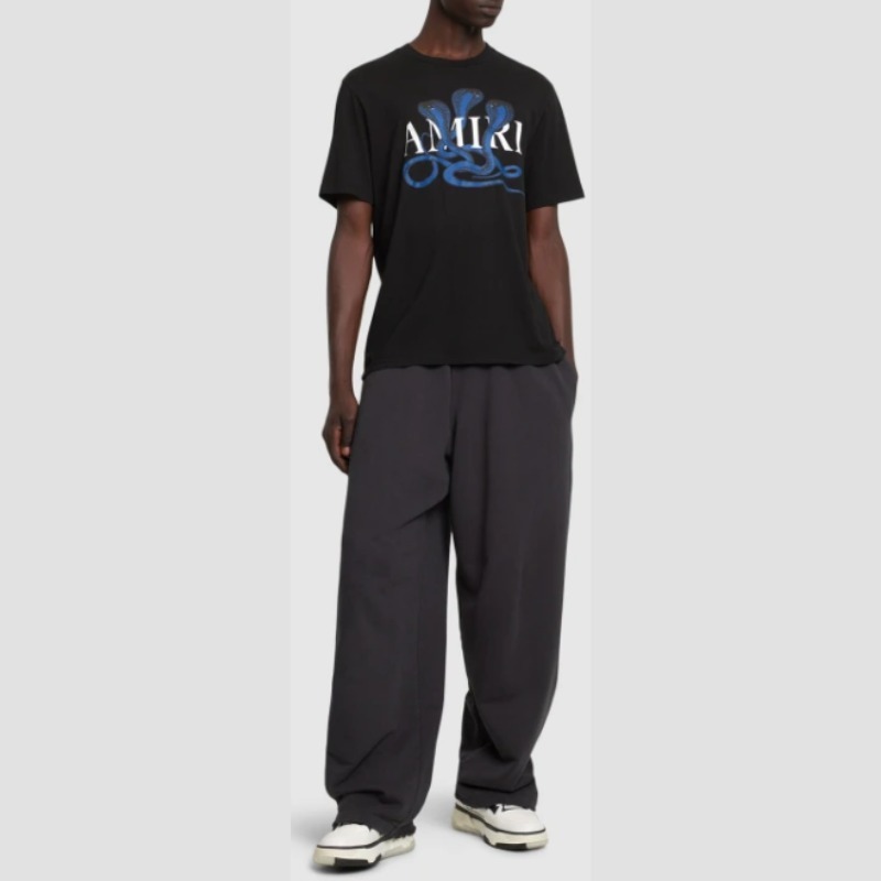 【話題】AMIRI アミリ スネーク Tシャツ コットン AMIRI snake tee スネーク tシャツ ブラック - メルカリ