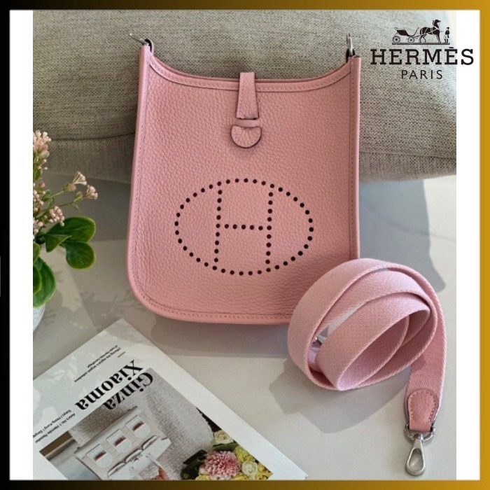 【大切な方・ご褒美に /ピンク】HERMES エヴリンミニ 16 TPM
