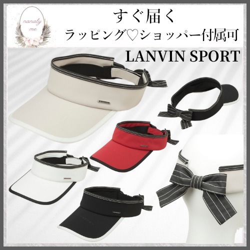 【上質な素材♪】ランバンスポール サンバイザー