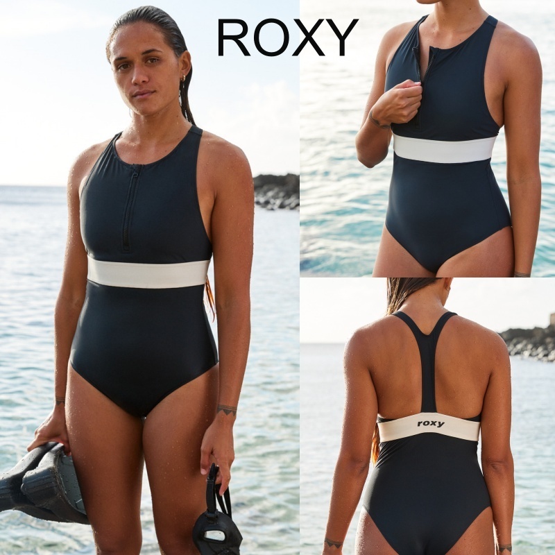 サイズ豊富/ROXY Active ハイパフォーマンス ワンピース水着