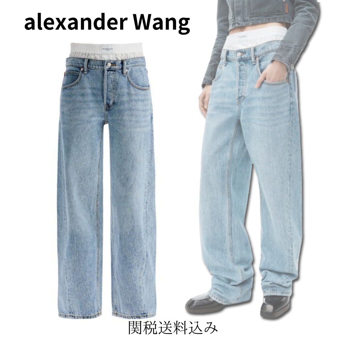 【Alexander Wang】プレスタイル ボクサー付き バルーンジーンズ