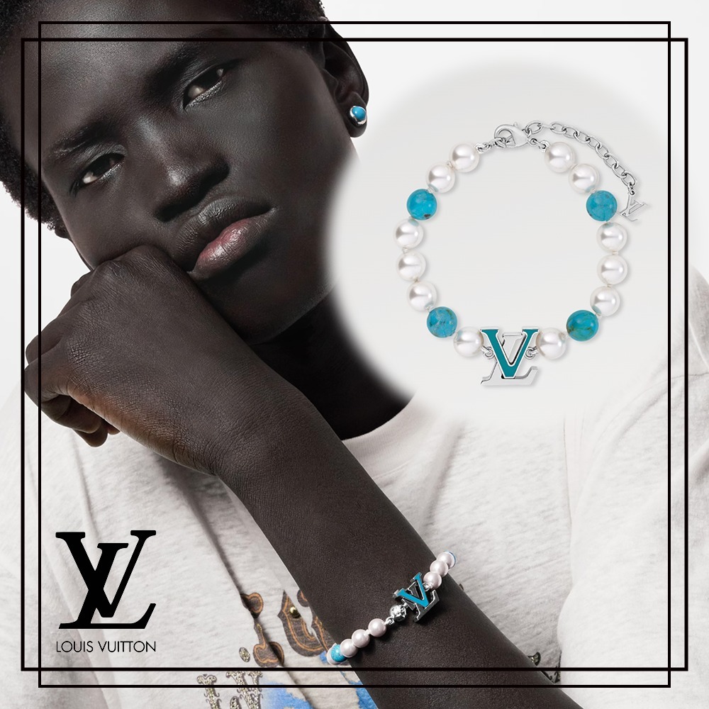 ＊爽やか＊【Louis Vuitton】ブレスレット ターコイズ ロデオ