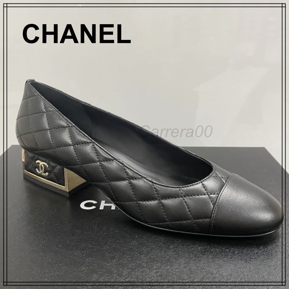 上品【CHANEL】キルティングがおしゃれ シャネルパンプス