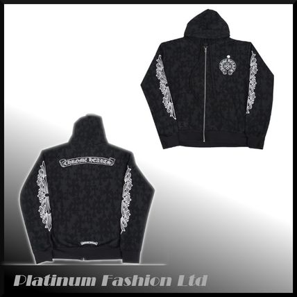 24SS◆送料込♪【Chrome Hearts】シルバーグリッター パーカー CHROME HEARTS クロムハーツ 24SS シルバーグリッターフーディ