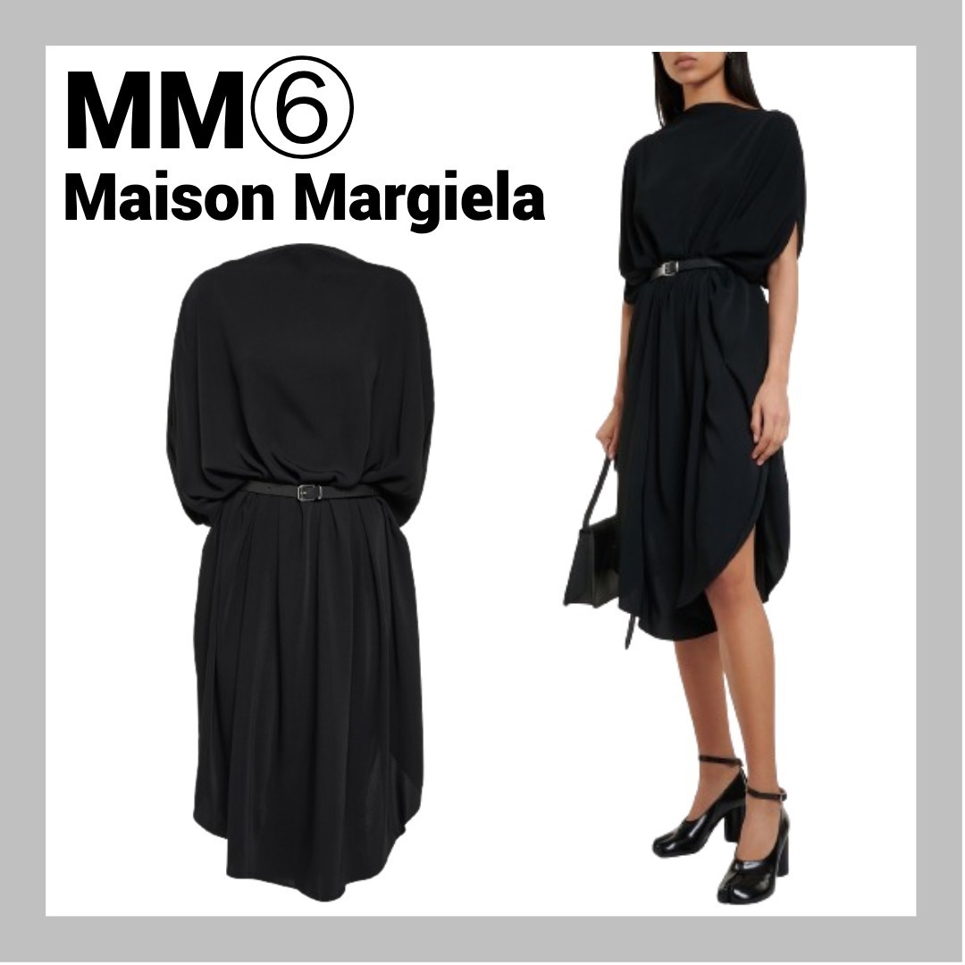 ワンピース Kaftan ブラック ☆ MM6 Maison Margiela (MM6