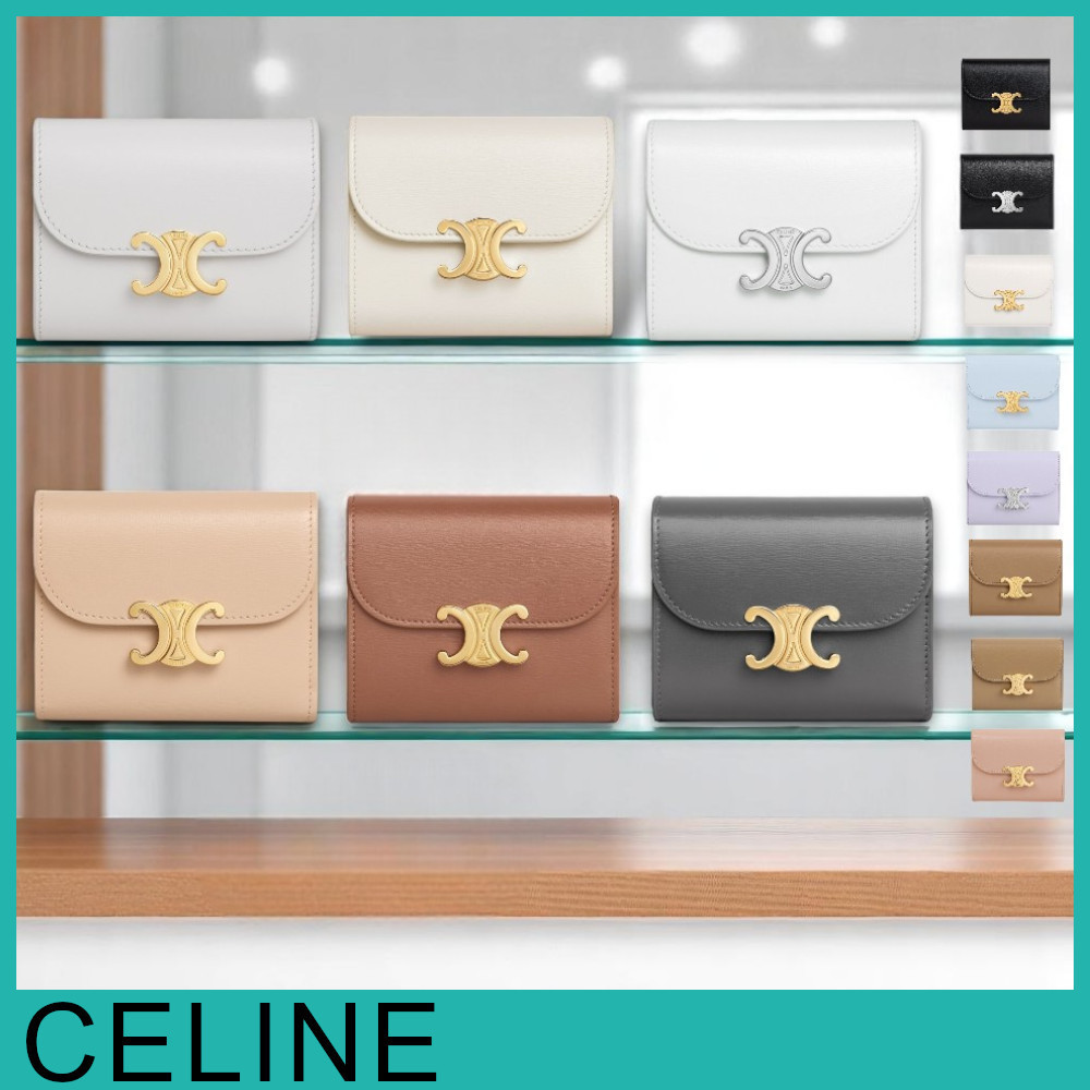 ★CELINE直営店★トリオンフ コンパクトウォレット