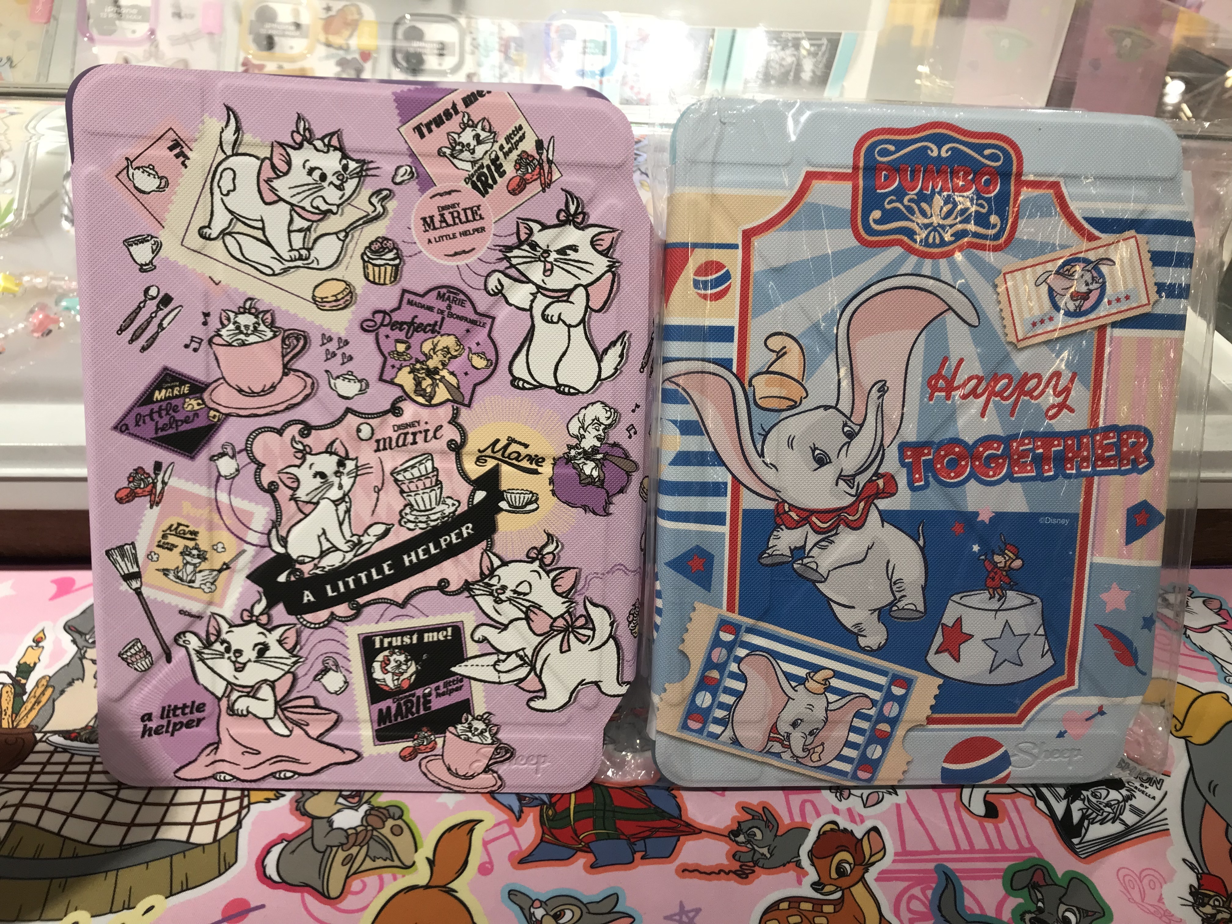 Disney マリーちゃん ダンボ iPadケース iPad入れ