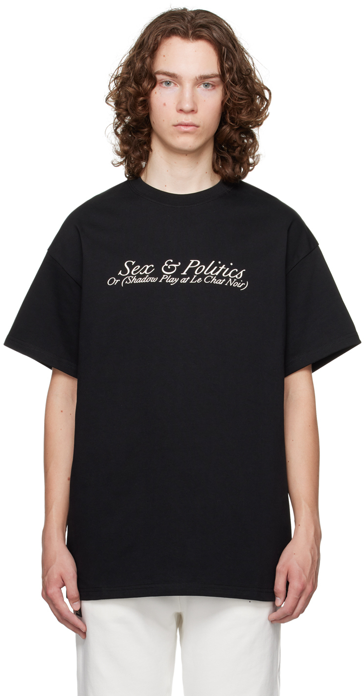 【関税込み】Mr. Saturday ブラック S&P Tシャツ