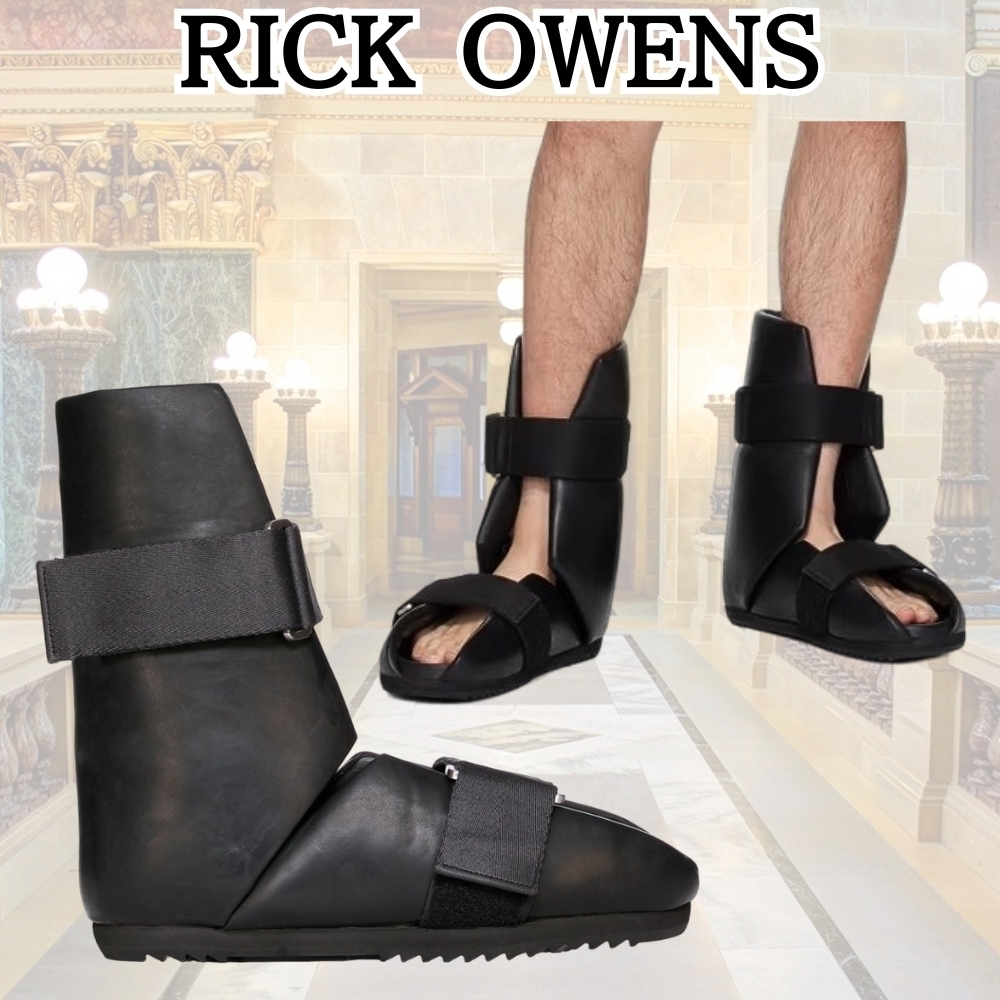 RICK OWENS*風格が漂う*ランウェイ ロー スプリント サンダル
