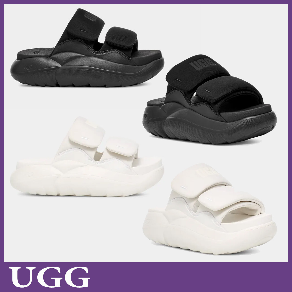 UGG☆LA Alto Stitch Slide スライド サンダル 2色【UK発】