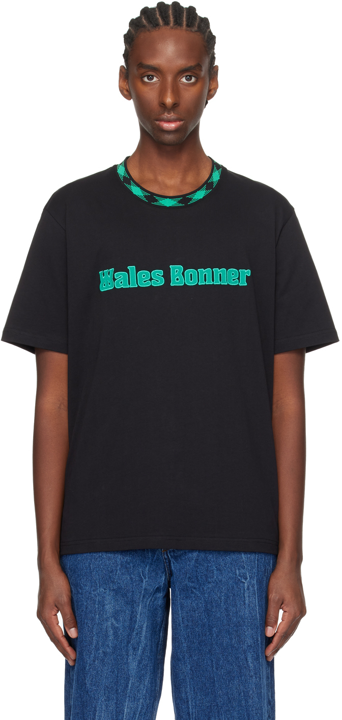 【関税込み】Wales Bonner ブラック Origin Tシャツ