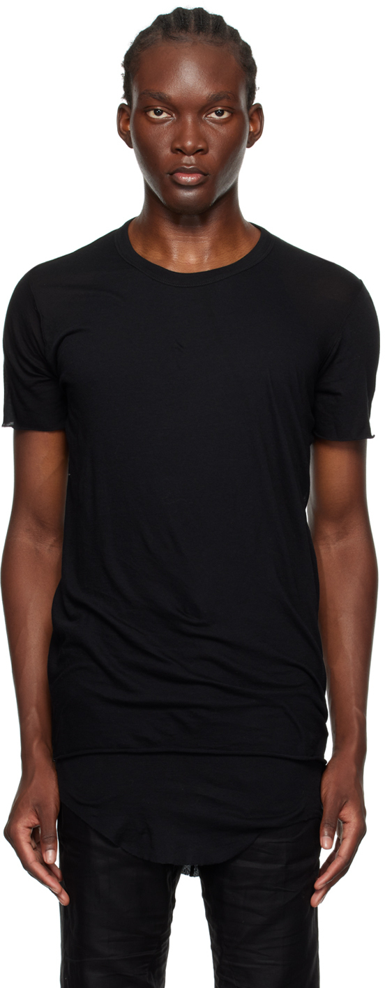 【関税込み】Rick Owens ブラック Porterville Basic Tシャツ