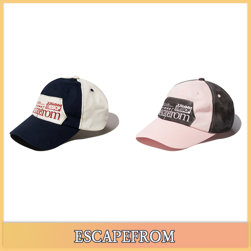 【ESCAPEFROM】★人気・男女兼用★ESCFロゴボールキャップ