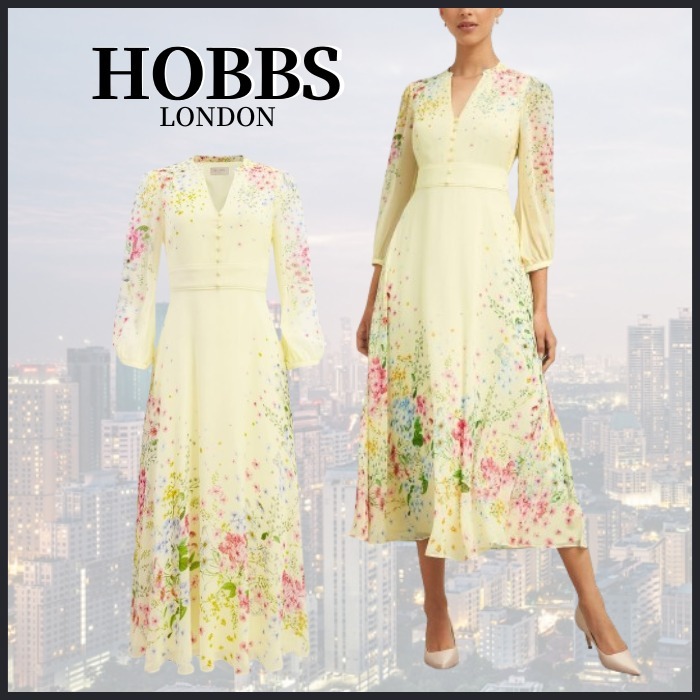【関税なし】HOBBS ホッブス emma シルク ドレス