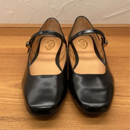TOD'S 黒 スエード バレエシューズ サイズ36.5