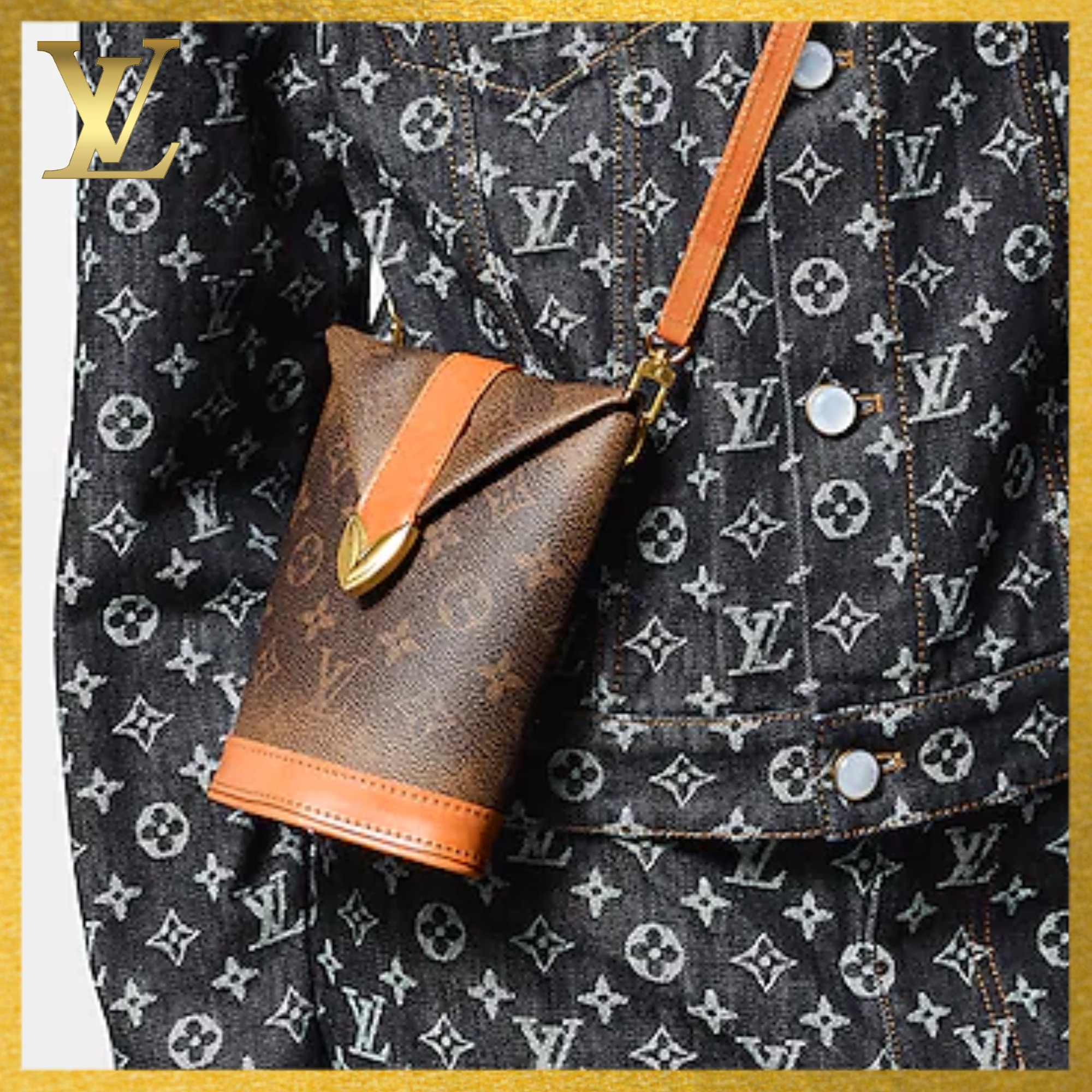 【LOUIS VUITTON】モノグラム ダスト エンベロップ ポーチ