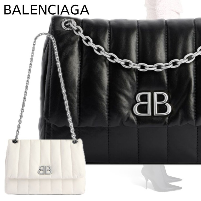 すぐ届く*BALENCIAGA*バレンシアガ*MONACOミニバッグ キルテッド
