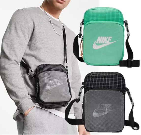 Nike ロゴ ナイロン 2WAY ショルダー クロスボディ ユニセックス