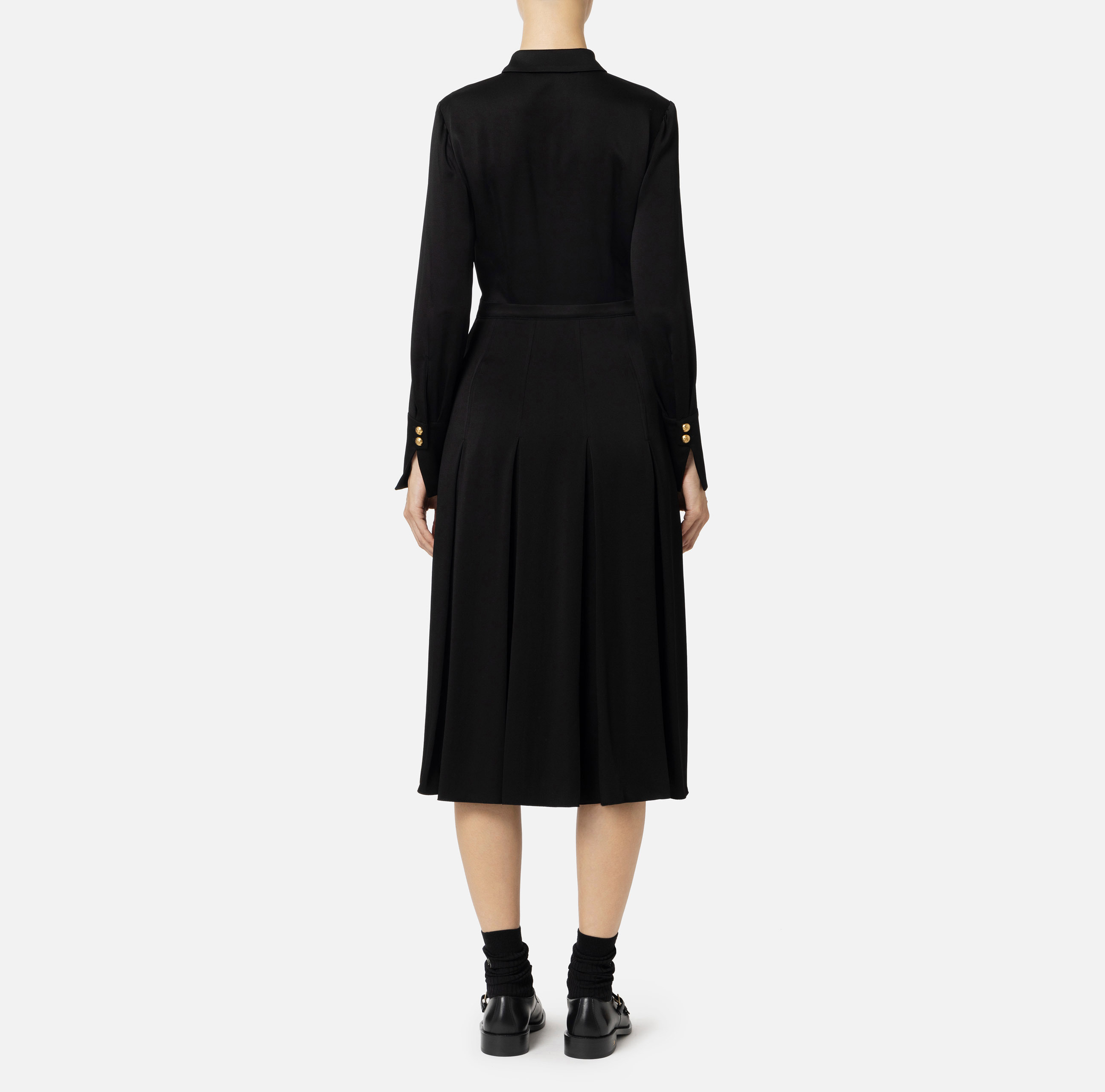 《スタイリッシュな逸品》【ELISABETTA FRANCHI】シャツドレス