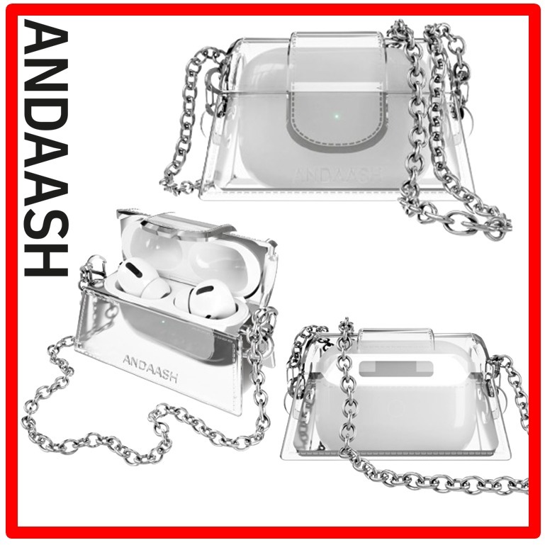 ☆韓国の人気☆韓国雑貨☆【ANDAASH】☆Airpods GAB 01 CLEAR☆
