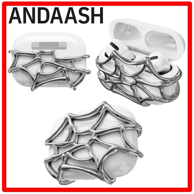 ☆韓国の人気☆韓国雑貨☆【ANDAASH】☆Airpods TEN 01 SILVER☆