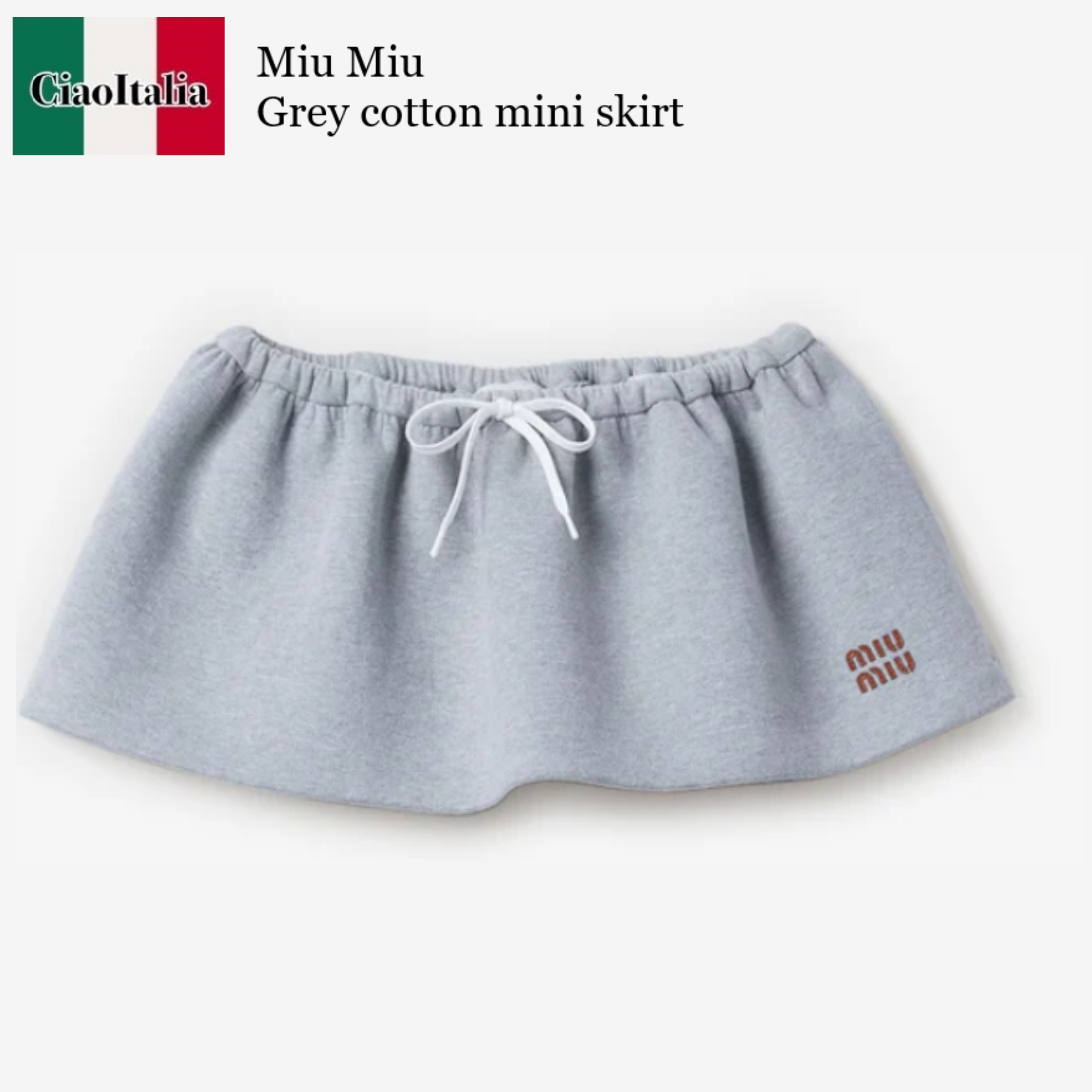 スカート Miu Miu Gonna In Felpa