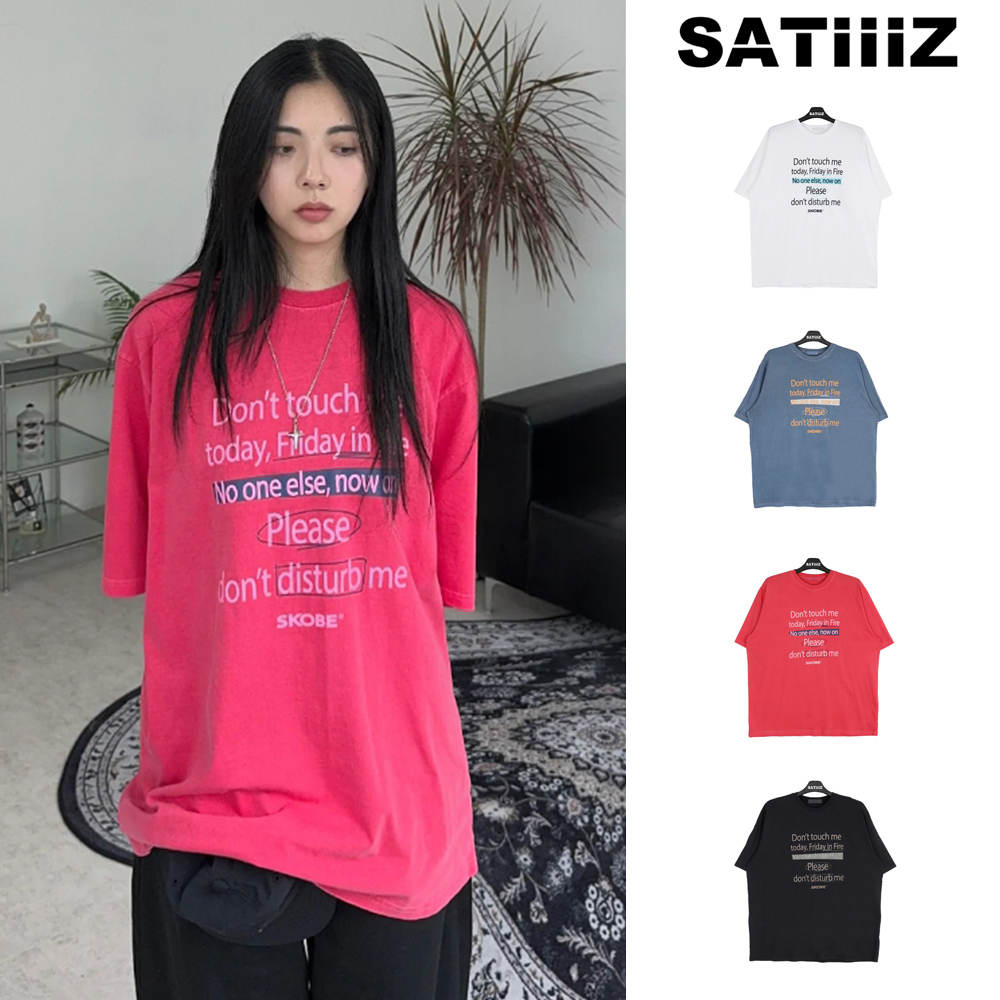 【SATIIIZ】Corbyn Pigment Printed T-Shirt