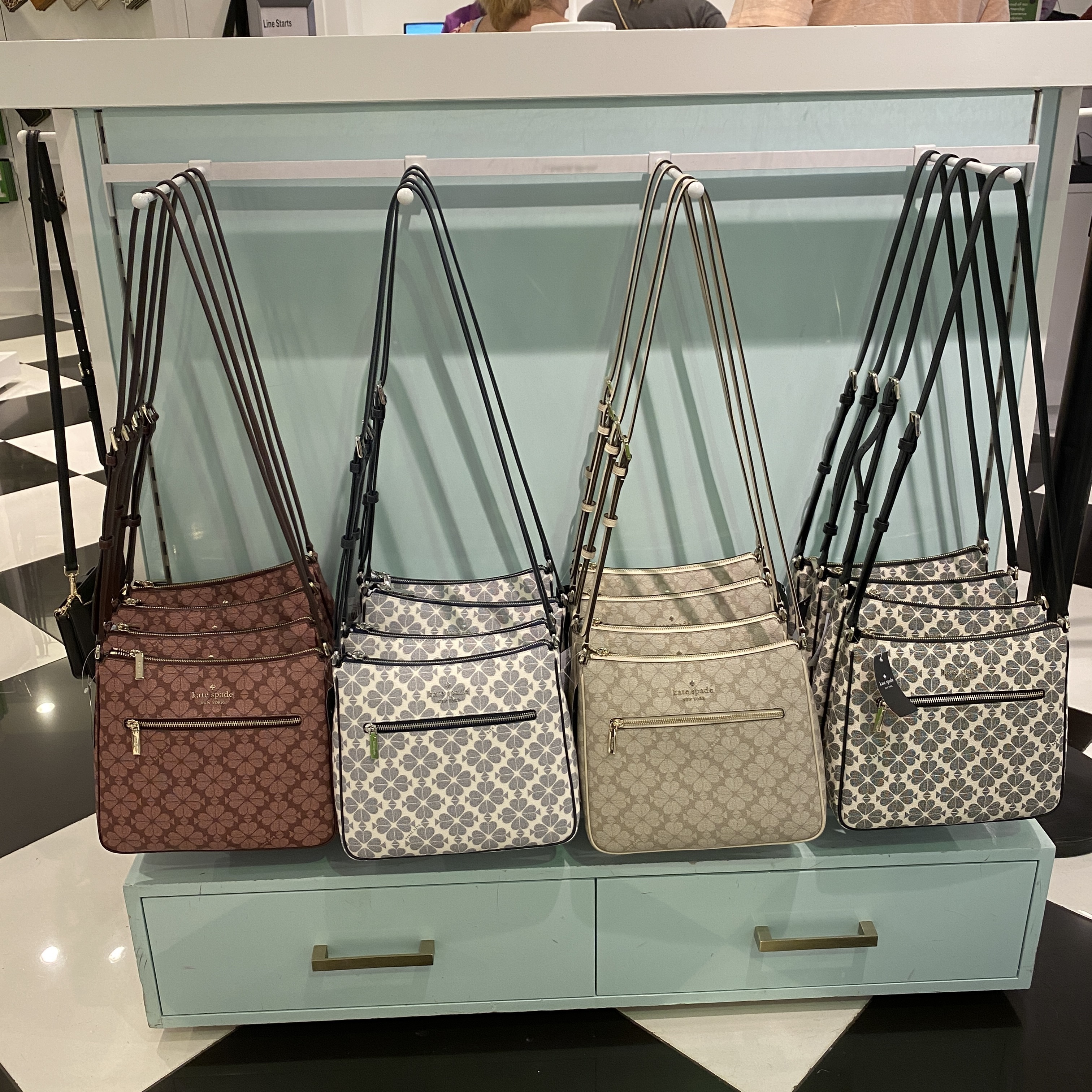ショルダーバッグ・ポシェット Kate Spade Signature Spade Flower Swingpack Crossbody KG481