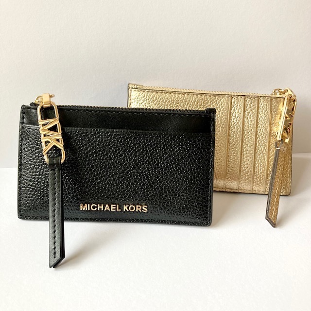 カードケース・名刺入れ MICHAEL Michael Kors Empire Small Pebbled Leather Card Case