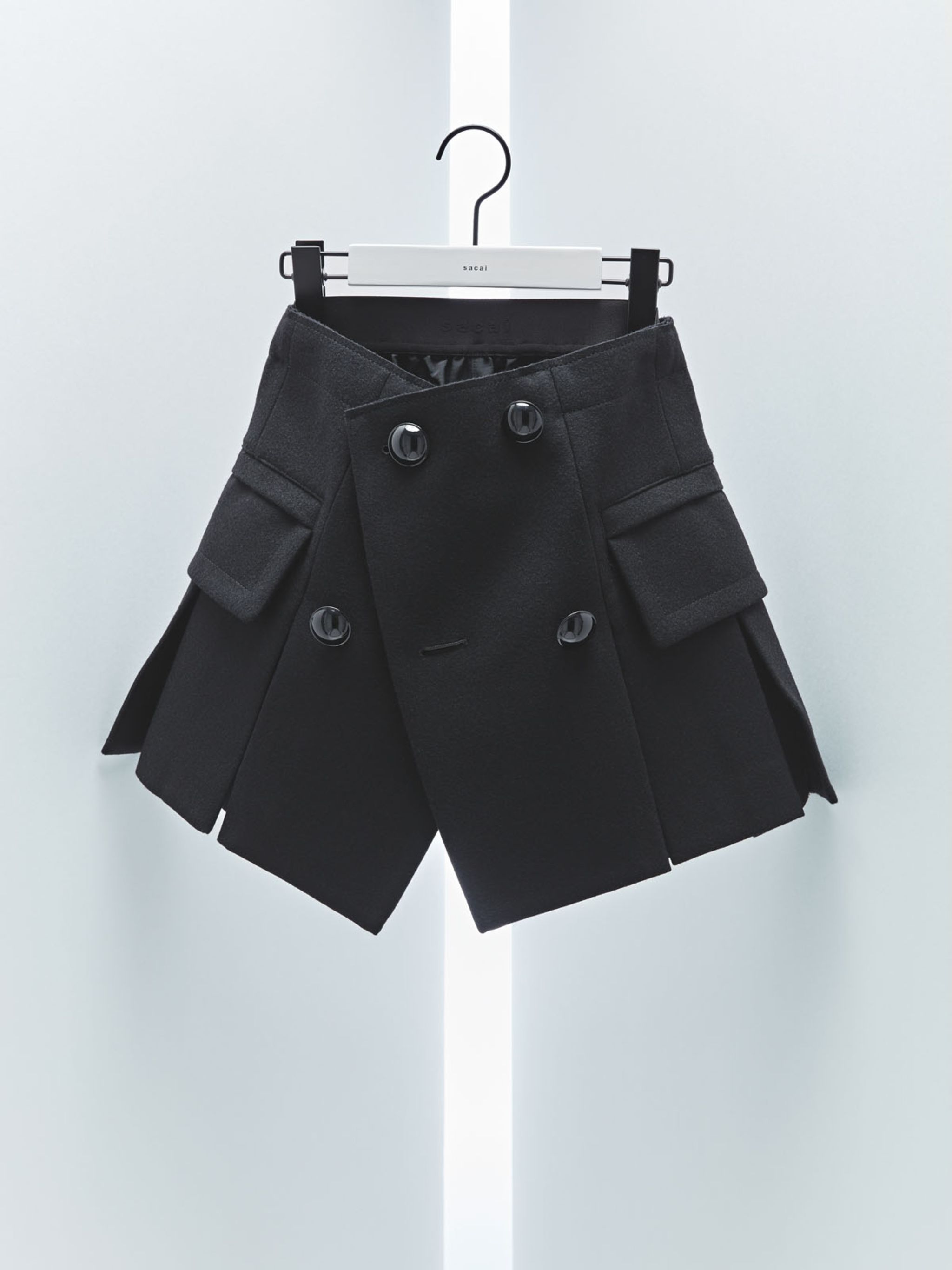《洗練された個性》【sacai】ウールメルトンショーツ