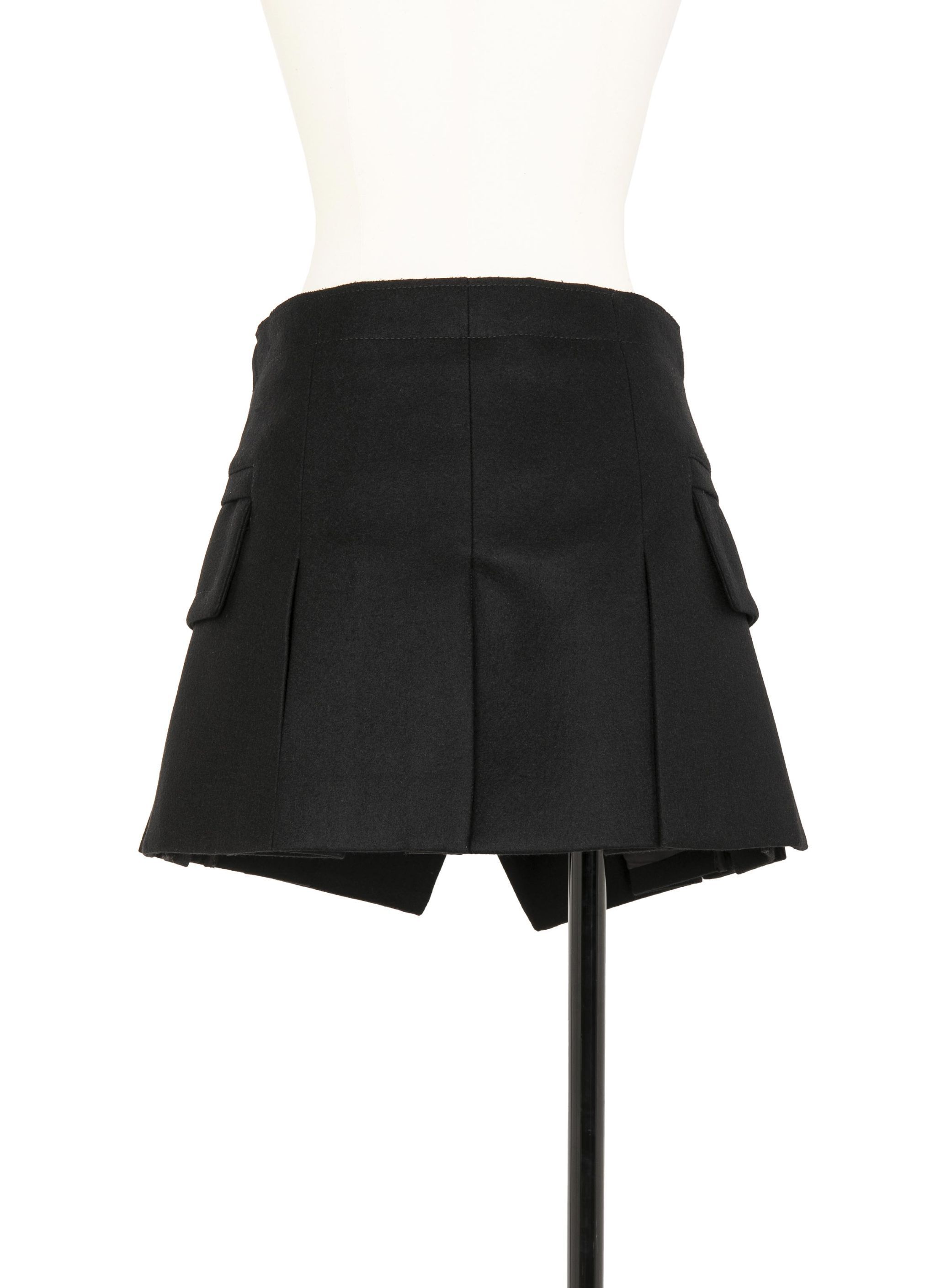 《洗練された個性》【sacai】ウールメルトンショーツ