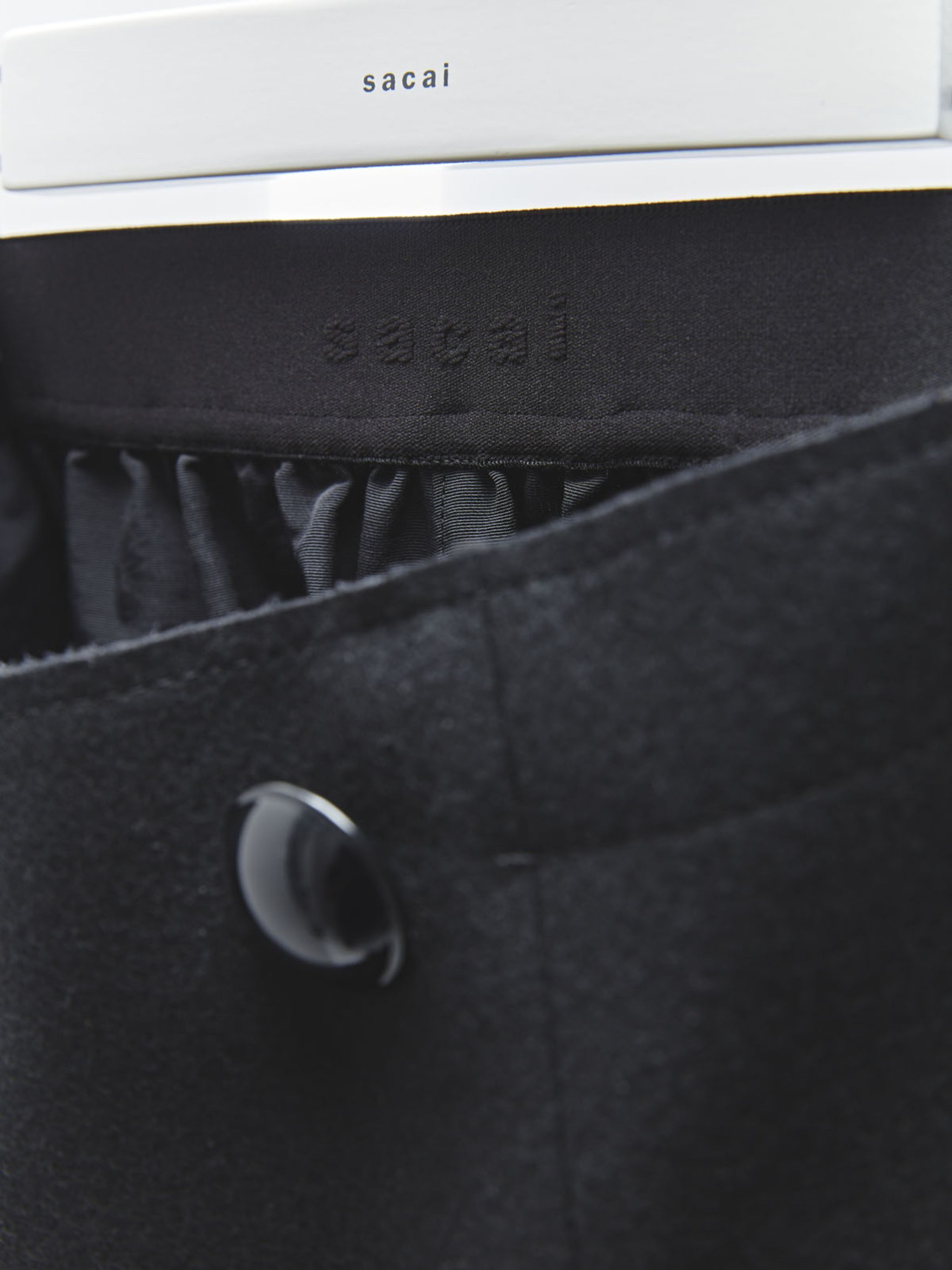 《洗練された個性》【sacai】ウールメルトンショーツ