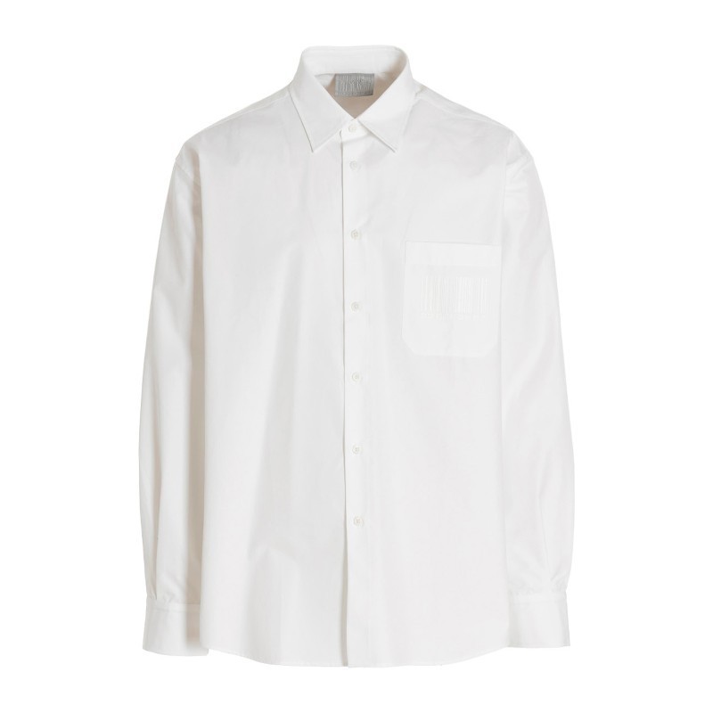 Tシャツ・カットソー VTMNTS SS23 'Barcode' shirt (VL16SH140W WHITE)