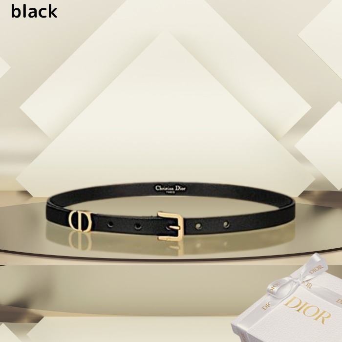 【DIOR】30 Montaigne Loop Belt カーフスキン ベルト 15mm