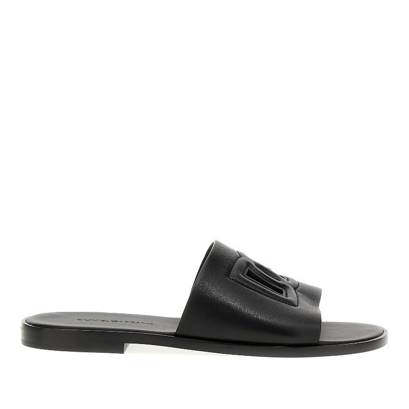 サンダル Dolce & Gabbana FW25 Logo slides (A80397AO602 80999)