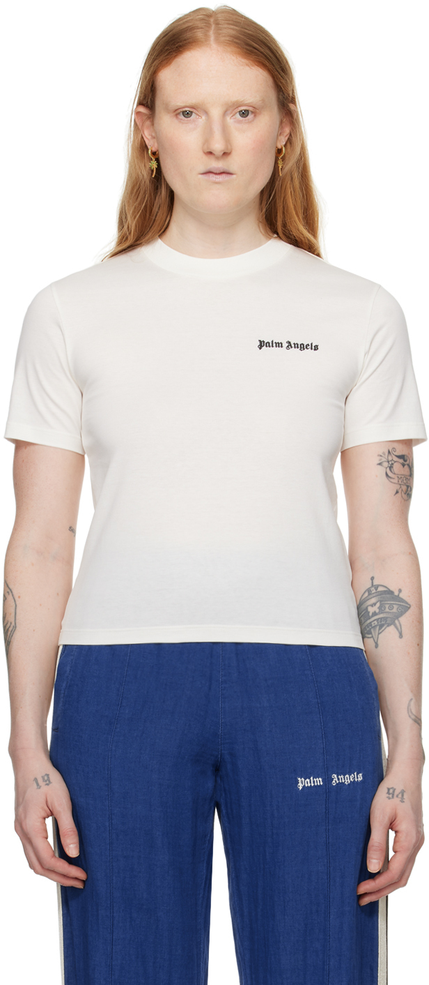 【関税込み】Palm Angels ホワイト フィット Tシャツ