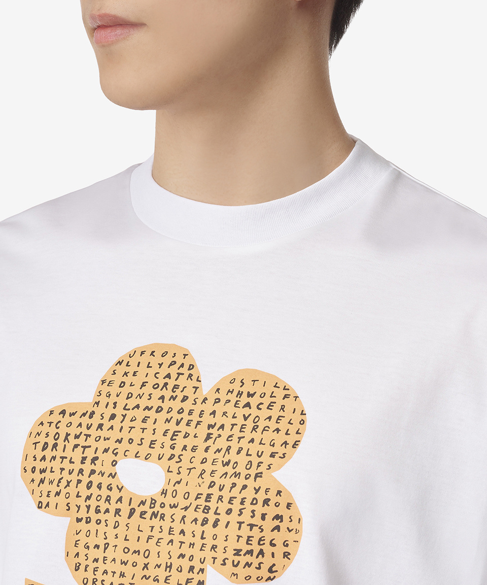 《MARNI》 FLOWER PRINT SHORT SLEEVE T SHIRT