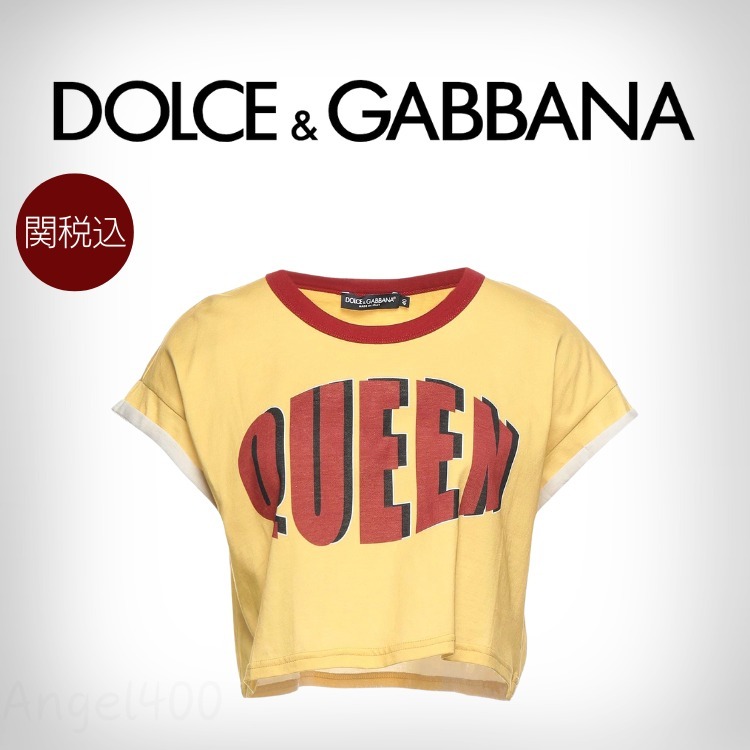 関税込Dolce & Gabbana ロゴ Tシャツ