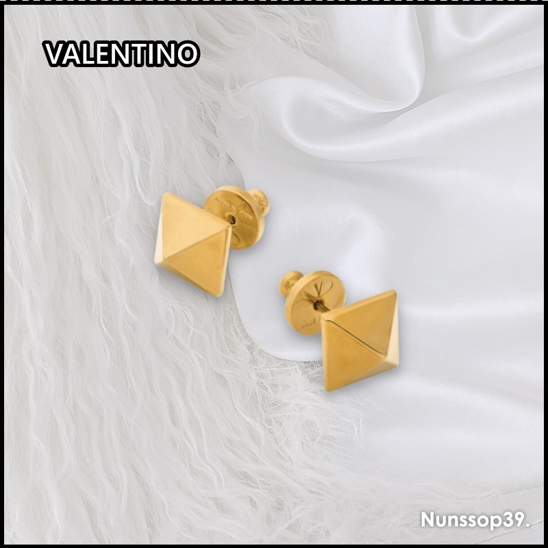 《VALENTINO》 ガラバニー ロックスタッド ピアス