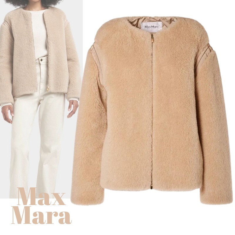 MAX MARA マックスマーラ Panno ウールブレンドジャケット