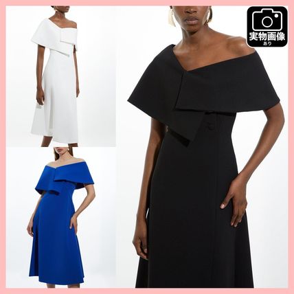 ★Karen Millen★ ポリッシュアシンメトリーペンシルドレス Karen Millen】アシンメトリーネック ドレープ ペンシルドレス