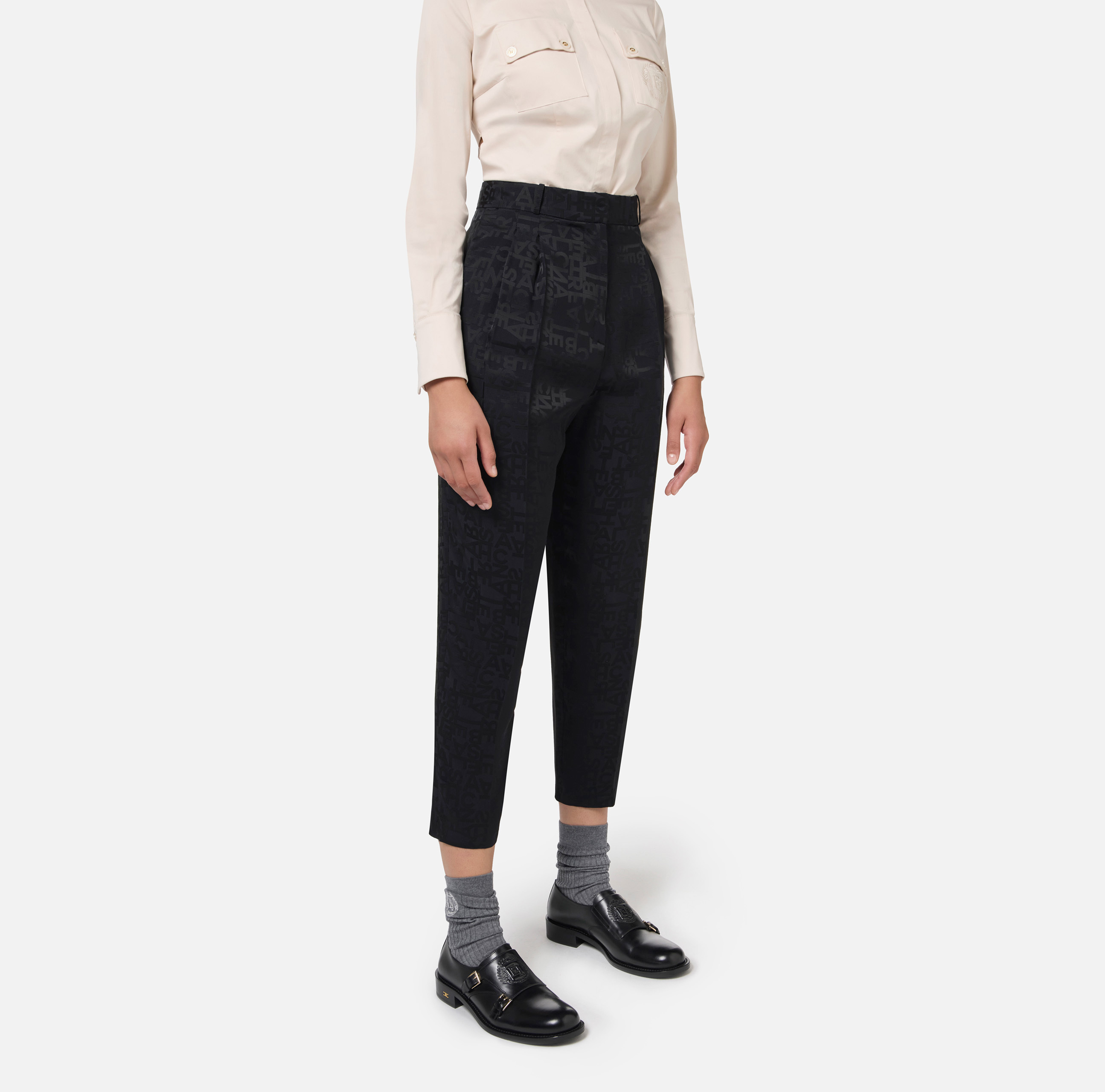《洗練された逸品》【ELISABETTA FRANCHI】ストレートパンツ