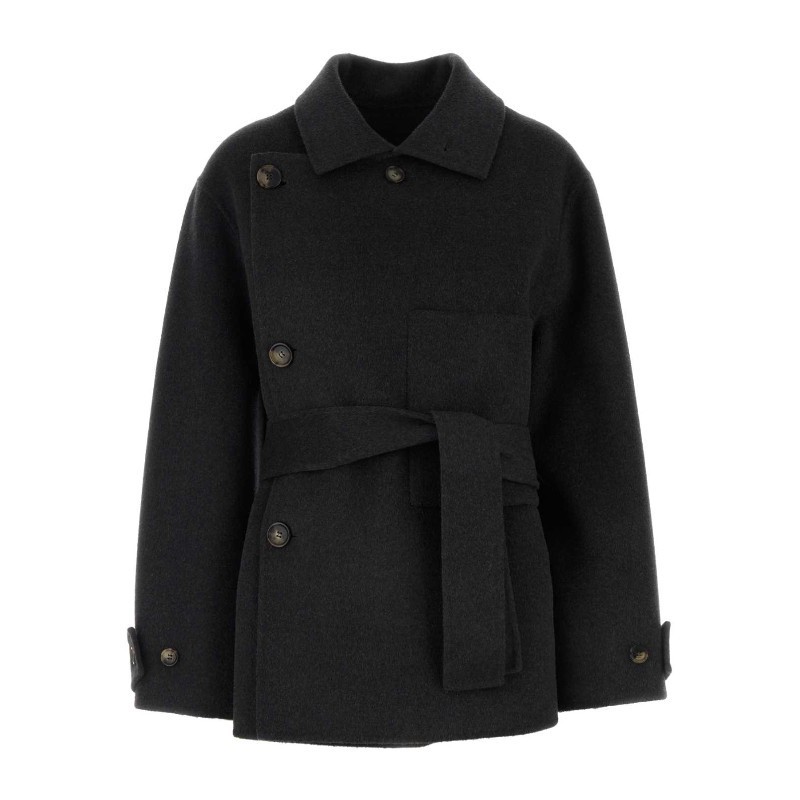 コート PHILOSOPHY DI LORENZO SERAFINI Charcoal wool coat