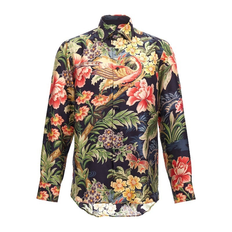 Tシャツ・カットソー ETRO FW24 Floral shirt (MRIB0001AK332 X0883)