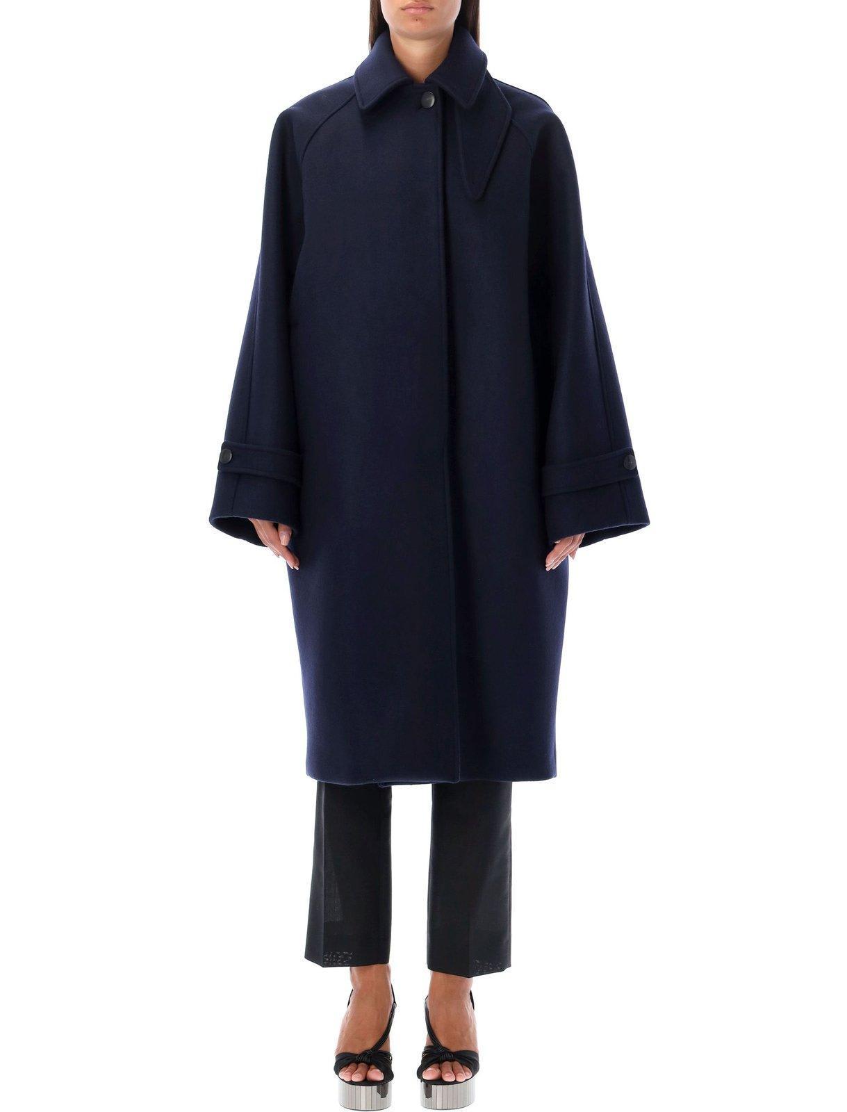 【送料&関税込】Ferragamo Single Breasted Long Sleeeved Coat