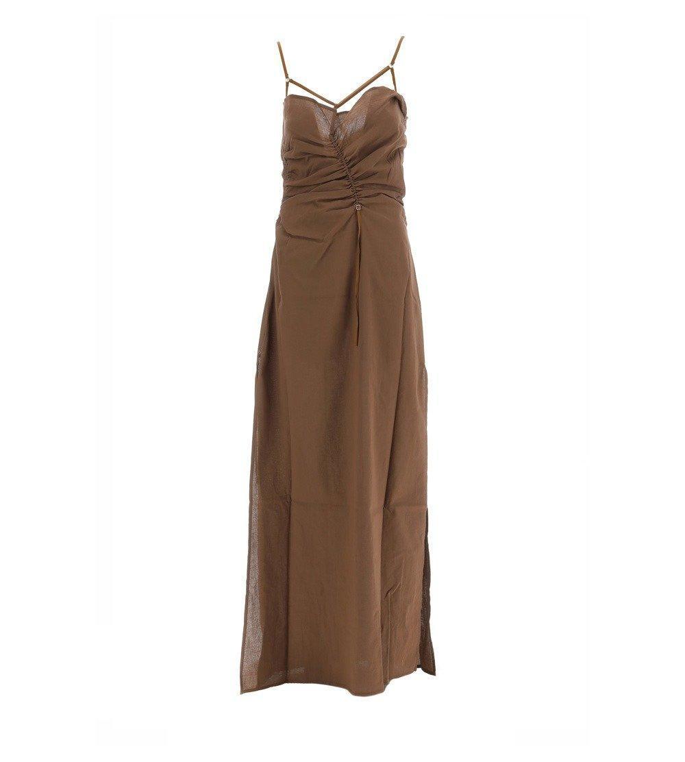 【送料&関税込】Jacquemus Ruched Slip Flared Dress