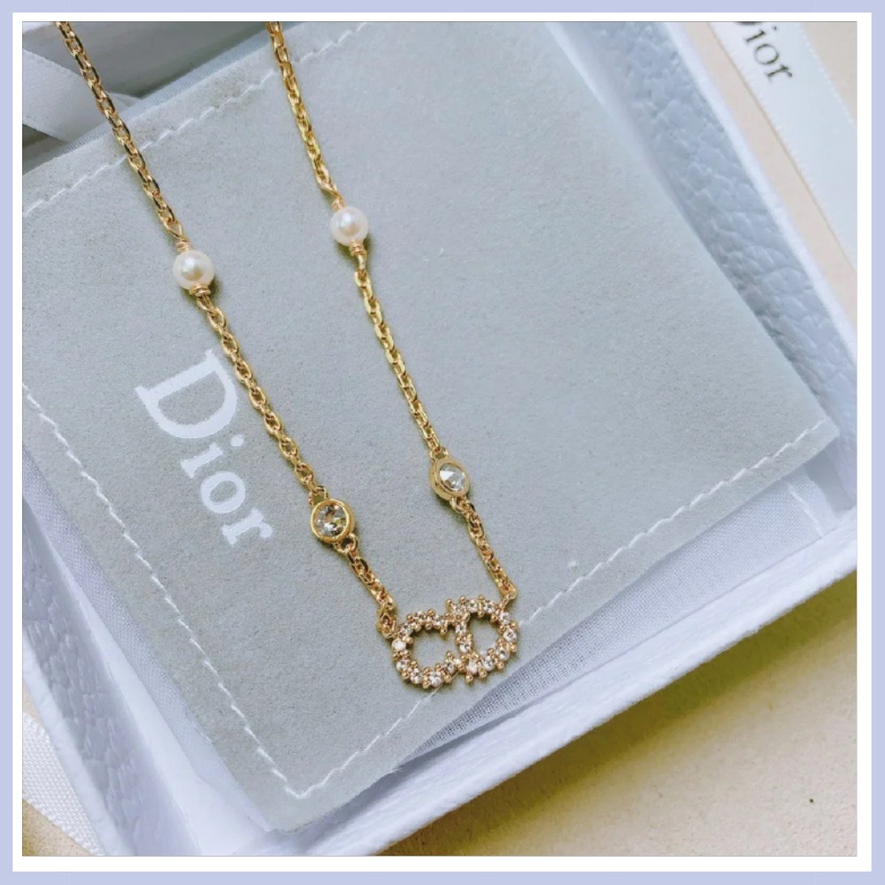 【上品だけど可愛らしさもある】DIOR★Clair D Lune ネックレス