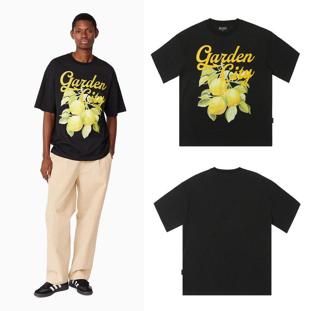 Tシャツ・カットソー [READY4NEXT] Garden City Short Sleeve T-shirt (BLACK)