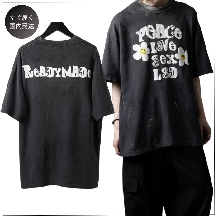 在庫わずか★すぐお届け【READYMADE】S/S RINGER Tシャツ