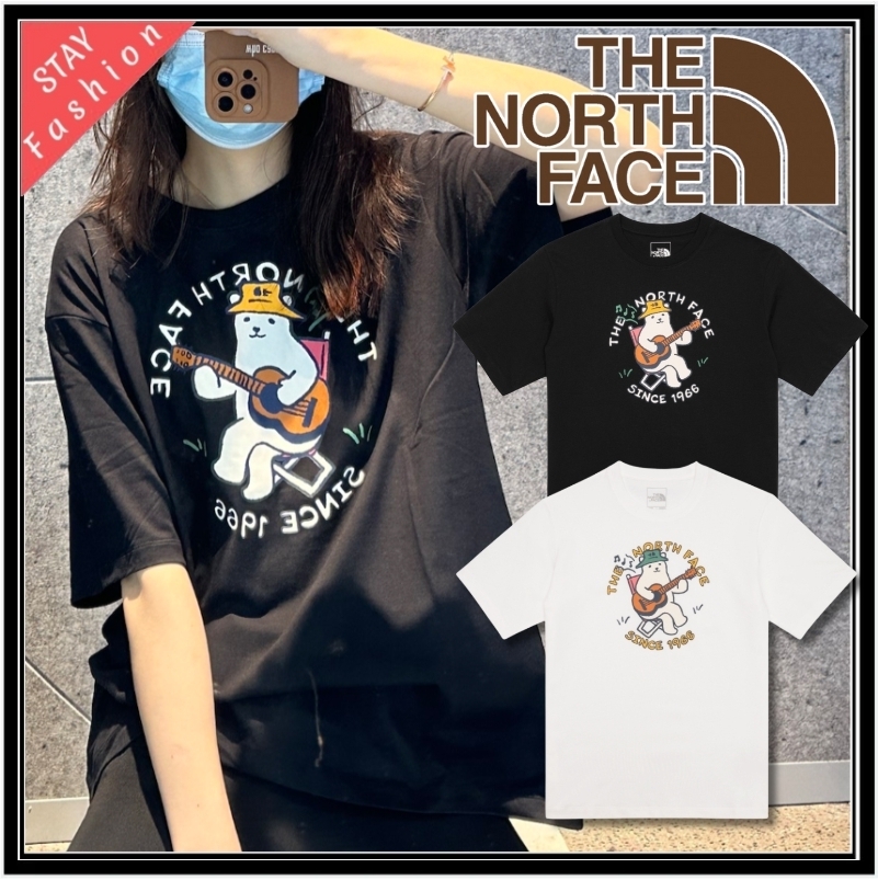 ★海外限定!かわいいTHE NORTH FACE アニマルTシャツ くま